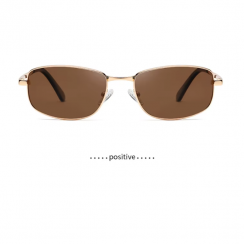 8 Prs Small Square Metal Polarized Sunglasses