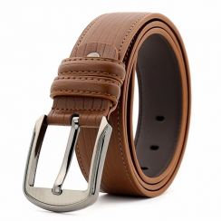 3 Pcs Pin Buckle Genuine Leather Cow Hide Belts