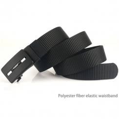 6 Pcs Mens Casual Adjustable Automatic Nylon Belt
